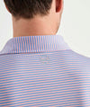 Performance Bradley Stripe Sankaty Polo in Hibiscus Tejeda by Vineyard Vines