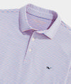 Performance Bradley Stripe Sankaty Polo in Hibiscus Tejeda by Vineyard Vines