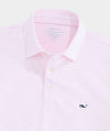 Performance Bradley Stripe Sankaty Polo in STP White/Hibiscus Tejeda by Vineyard Vines