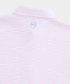 Performance Bradley Stripe Sankaty Polo in STP White/Hibiscus Tejeda by Vineyard Vines