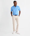 Performance Bradley Stripe Sankaty Polo in Blue/Ocean Breeze by Vineyard Vines