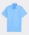 Performance Bradley Stripe Sankaty Polo in Blue/Ocean Breeze by Vineyard Vines