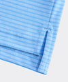 Performance Bradley Stripe Sankaty Polo in Blue/Ocean Breeze by Vineyard Vines