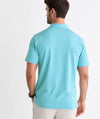 Performance Bradley Stripe Sankaty Polo in Mint/Ocean Breeze by Vineyard Vines