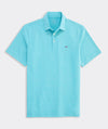 Performance Bradley Stripe Sankaty Polo in Mint/Ocean Breeze by Vineyard Vines