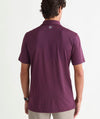 Performance Bradley Stripe Sankaty Polo in Crimson / Blue Depth by Vineyard Vines