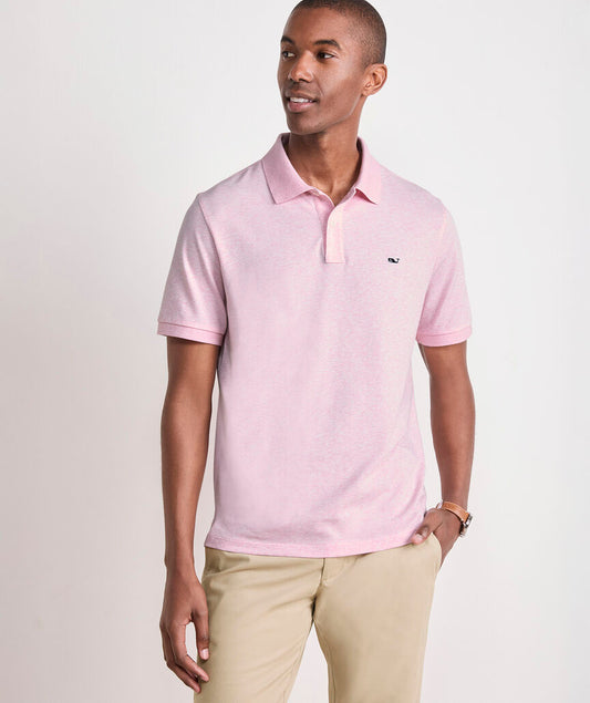 Edgartown Pique Polo in Pink Cloud by Vineyard Vines