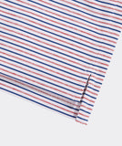 Tri-Color Bradley Stripe Sankaty Polo in Stp Wht / Bl / Red by Vineyard Vines
