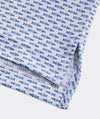 Performance Printed Sankaty Polo in Micro Barracuda by Vineyard Vines
