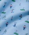 Performance Golf Printed Sankaty Polo in Golfers Jake Blue by Vineyard Vines