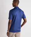 Performance Golf Printed Sankaty Polo in Golf Cart Blue Depth by Vineyard Vines