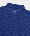 Performance Golf Printed Sankaty Polo in Golf Cart Blue Depth by Vineyard Vines