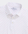 Performance Golf Printed Sankaty Polo in Crossed Whale Dot by Vineyard Vines