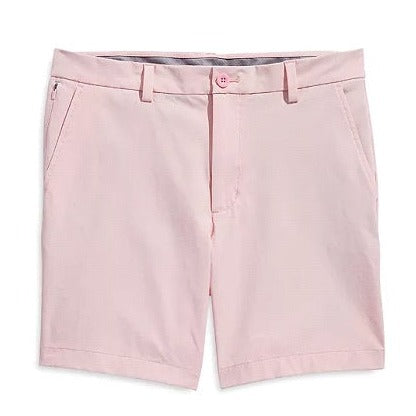 7 Inch On-The-Go Shorts in Flamingo by Vineyard Vines
