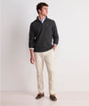 Saltwater Quarter-Zip in Jet Black by Vineyard Vines