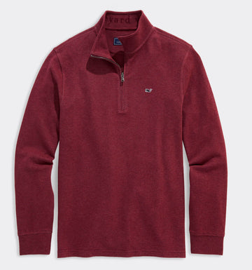 Saltwater Quarter-Zip in Crimson by Vineyard Vines