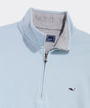 Saltwater Quarter-Zip in Del Mar Blue by Vineyard Vines