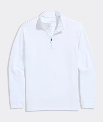 Performance Clubhouse Quarter-Zip in White Cap by Vineyard Vines