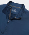 Performance Clubhouse Quarter-Zip in Blue Blazer by Vineyard Vines