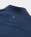 Performance Clubhouse Quarter-Zip in Blue Blazer by Vineyard Vines