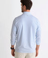 Performance Clubhouse Quarter-Zip in Coastline Tattersall by Vineyard Vines