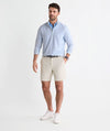 Performance Clubhouse Quarter-Zip in Coastline Tattersall by Vineyard Vines