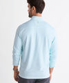 Performance Clubhouse Quarter-Zip in Green Tattersall by Vineyard Vines
