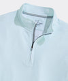 Performance Clubhouse Quarter-Zip in Green Tattersall by Vineyard Vines