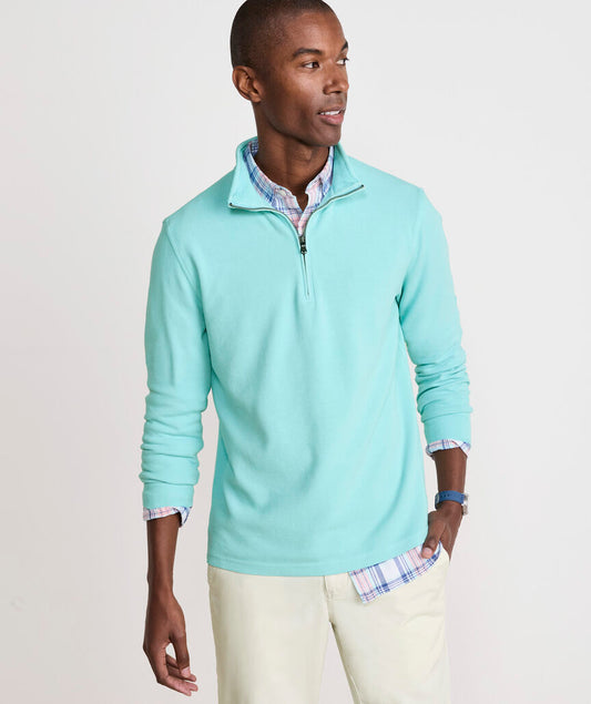 Coastline Quarter-Zip in Sea Splash by Vineyard Vines