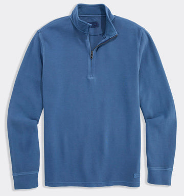 Coastline Quarter-Zip in Moonshine by Vineyard Vines