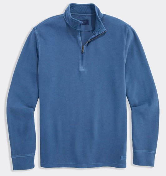 Coastline Quarter-Zip in Moonshine by Vineyard Vines