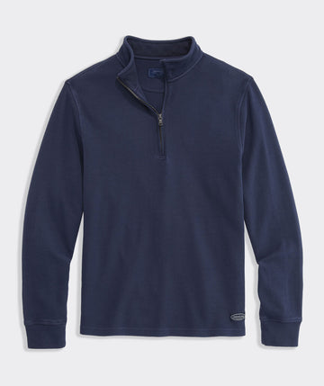 Coastline Quarter-Zip in Nautical Navy by Vineyard Vines