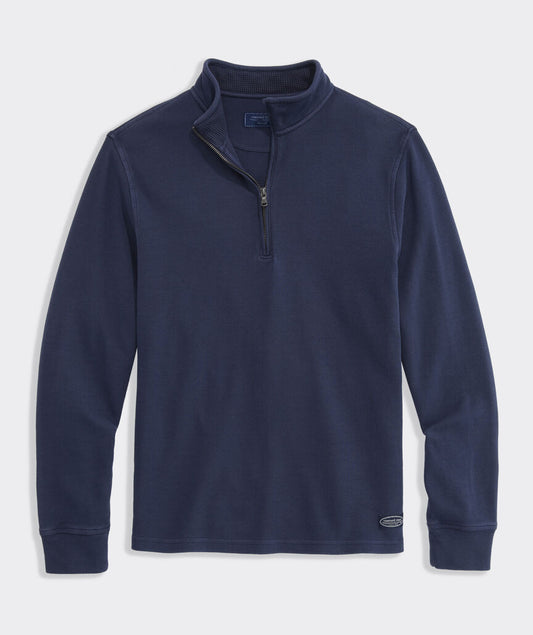 Coastline Quarter-Zip in Nautical Navy by Vineyard Vines