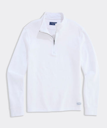 Coastline Quarter-Zip in White Cap by Vineyard Vines