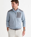 Performance Grid Tech Quarter-Zip in Tradewinds by Vineyard Vines