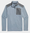 Performance Grid Tech Quarter-Zip in Tradewinds by Vineyard Vines