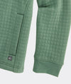 Quilted Navigator Colorblock Quarter-Snap in Olive Dusk by Vineyard Vines