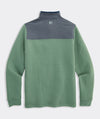 Quilted Navigator Colorblock Quarter-Snap in Olive Dusk by Vineyard Vines