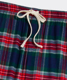 Flannel Pajama Pants in Balsam Plaid Navy by Vineyard Vines