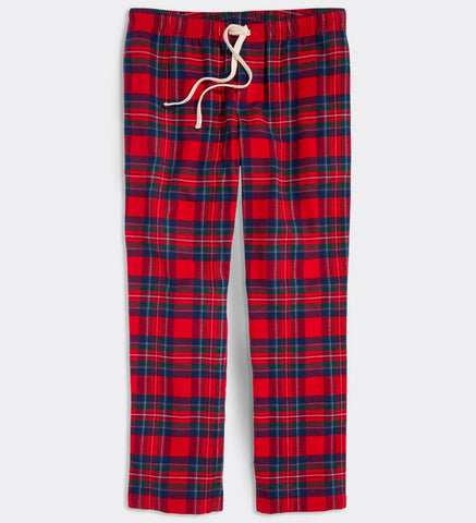 Flannel Pajama Pants in Balsam Plaid - RV by Vineyard Vines