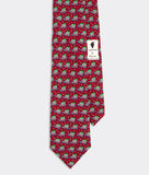 Woody & Tree Silk Tie in Red by Vineyard Vines