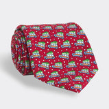 Woody & Tree Silk Tie in Red by Vineyard Vines