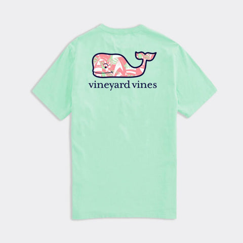 Chappy Sails Whale Short-Sleeve Pocket Tee in Mint Sprig by Vineyard Vines