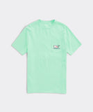 Chappy Sails Whale Short-Sleeve Pocket Tee in Mint Sprig by Vineyard Vines