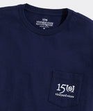 Kentucky Derby 150th Logo Short-Sleeve Pocket Tee in Nautical Navy by Vineyard Vines