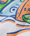 Fish Taco On The Beach Short-Sleeve Pocket Tee in White Cap by Vineyard Vines