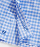 On-The-Go brrr° Gingham Shirt in Newport Blue by Vineyard Vines
