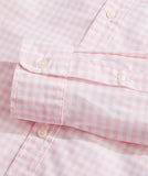 On-The-Go brrr° Gingham Shirt in Flamingo Plaid by Vineyard Vines