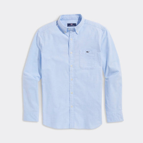Oxford Solid Shirt in Ocean Breeze Oxfd by Vineyard Vines