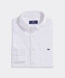 Oxford Solid Shirt in White Cap by Vineyard Vines